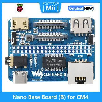 Базовая плата Nano (B) для вычислительного модуля Raspberry Pi 4, того же размера, что и CM4