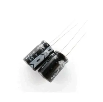 100шт 680 мкФ 35 В 10*20 мм электролитический конденсатор, 35 В 680 мкФ микрофарадные конденсаторы