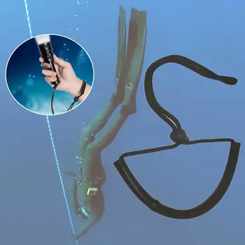 Ремешок для факела для подводного плавания, ремешок для фонарика для подводного плавания, регулируемый с фиксатором шнура, ремешок для погружения для плавания на открытом воздухе