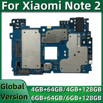 Материнская плата MB для Xiaomi Mi Note 2, оригинальная разблокированная материнская плата, глобальная прошивка, 64 ГБ, 128 ГБ