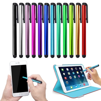 Сенсорная ручка с емкостным экраном, Универсальный Android-планшет, мобильный телефон, стилус для рисования, письма, Click Pen