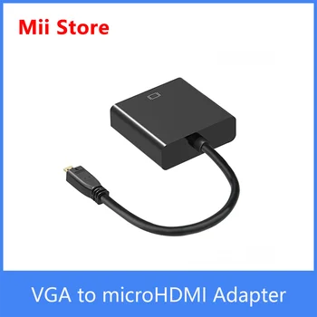 Адаптер 1080P VGA для microHDMI с портом аудиовыхода Подходит для RaspberryPi 4 и Android