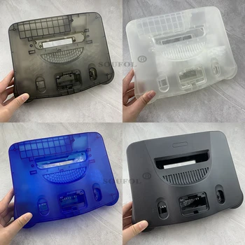 Новинка для игровой консоли N64 в стиле ретро, сменный пластиковый корпус, прозрачный чехол для Nintendo 64, защитные аксессуары