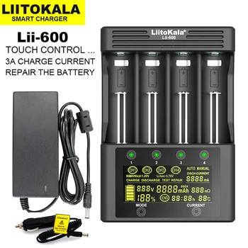 Горячее зарядное устройство LiitoKala Lii-PD4 Lii-S6 Lii-S8 Lii-600 для 18650 26650 21700 AA AAA 3,7 В/3,2 В/1,2 В/литиевая NiMH батарея
