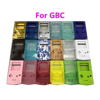 1 комплект Прозрачной сменной оболочки для игровой консоли Gameboy Color GBC Замена корпуса Замена контроллера Корпус