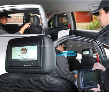 9-Дюймовый TFT ЖК-дисплей для кабины автомобиля, дисплей для видеорекламы на подголовнике с сенсорным экраном