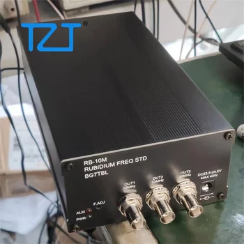 TZT RB-10M Стандарт частоты рубидия 10 МГц, Высокоточные атомные часы, Источник питания 24 В, 3-канальная синусоидальная волна