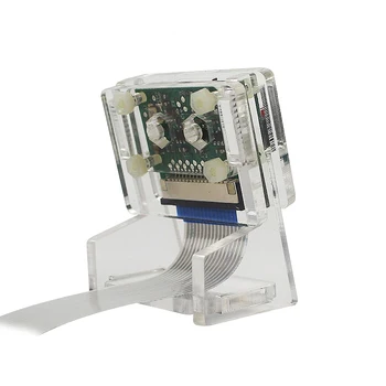 Акриловый держатель мини-камеры MOOL Ov5647 Прозрачный Кронштейн веб-камеры для камеры Raspberry Pi 3