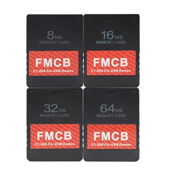 Игровая карта памяти FMCB версии v1.966 (8 МБ / 16 МБ / 32 МБ / 64 МБ) Бесплатная McBoot для USB-игр Ps2