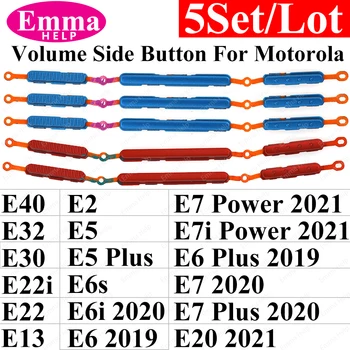Боковые клавиши Питания Кнопка Flex Для Motorola Moto E40 E32 E30 E22i E20 E13 E7 Кабель Включения Выключения Питания E6 Запасные Части