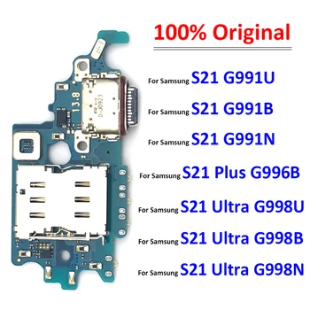 Оригинальный USB Разъем Для Зарядки Плата Штекер Порт Док-Станция Гибкий Кабель Для Samsung S21 Plus Ultra G991U G991B G991N G996B G998B G998N