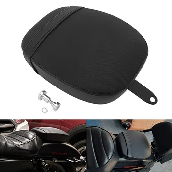 Заднее сиденье заднего пассажира мотоцикла из искусственной кожи Черного цвета Для Harley Sportster Forty Eight 48 72 2010-2015