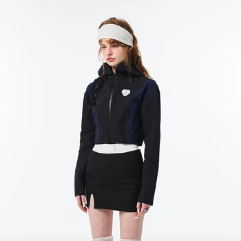 Уличная Короткая Спортивная Куртка с капюшоном, Весенне-Осенняя Новая Универсальная куртка-пальто для Женщин