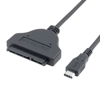 50 шт./лот USB-C USB 3.1 Type C Штекер для SATA 22pin Штекерный кабель-адаптер Внешний 2,5 