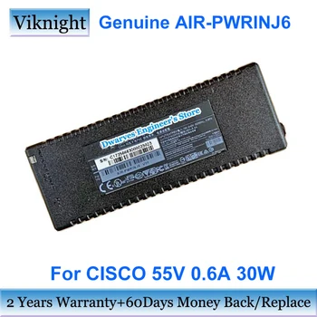 Оригинальный 55V 0.6A 30W Гигабитный PoE Инжектор AIR-PWRINJ6 Адаптер питания MA-NJN-4 для CISCO СЕРИИ AIR-AP1802 AIR-AP2802 AIR-AP3802