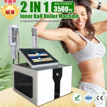 EMS ZERO Inner Ball Machine 2 Ручки Массажный 40K Компрессионный Микровибрационный Вакуум 5D для похудения Beauty Macine