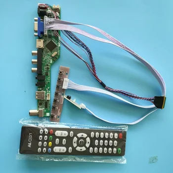 комплект для панели LP173WD1 (TL) (N1) 40pin LVDS ЖК-светодиодный контроллер плата драйвера TV AV 1600X900 USB HDMI-совместимый пульт дистанционного управления VGA 17,3 