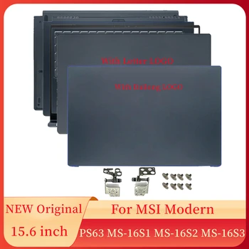 Новый Синий ЖК-дисплей для ноутбука, Задняя крышка/Передняя рамка/Петли/Упор для рук/Нижний чехол Для ноутбуков MSI PS63 MS-16S1 MS-16S2 MS-16S3, Каркасный чехол