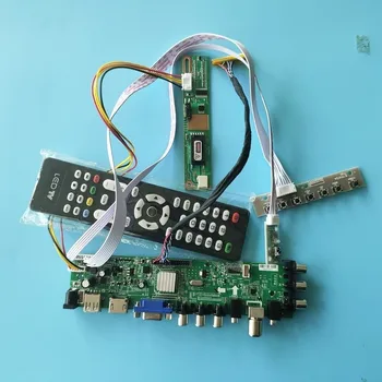 Комплект платы контроллера для B141EW04 V5/V6/V7 B141EW04 Панель 1280*800 пульт дистанционного управления 30pin Экран монитора HDMI VGA DVB-T Цифровое телевидение USB AV