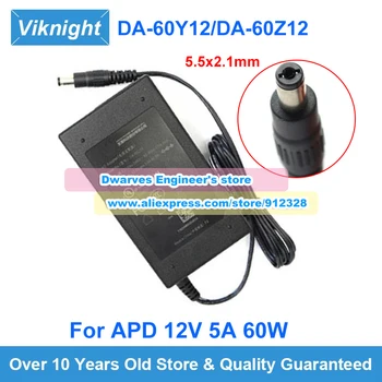 Подлинный 12 В 5A 60 Вт Адаптер переменного тока DA-60Y12 Зарядное устройство Для APD DA-60Z12 Y1926NBD Блок питания для ноутбука 5,5x2,1 мм