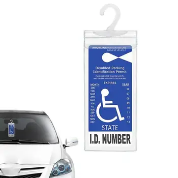 Держатель таблички для инвалидов Для автоматической Очистки Держатель таблички для инвалидов для системы помощи при парковке в гараже Аксессуары для инвалидов с крючком