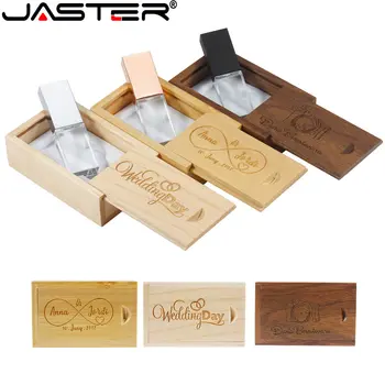 JASTER Creative USB 2.0 Флэш-накопители 128 ГБ Бесплатная 3D Лазерная гравировка, Пользовательский логотип, Флеш-накопитель 64 ГБ, Креативный подарок, U-диск Memory stick