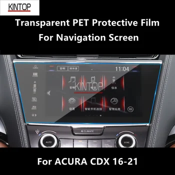 Для ACURA CDX 16-21 Навигационный экран, Прозрачная Защитная пленка для домашних животных, Аксессуары для ремонта