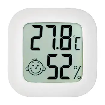Комнатный термометр Умный датчик влажности с обратным клеем, высокоточный датчик, термометры для внутреннего дворика, сада, подвала