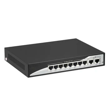2 + 8 Портов 100 Мбит/с PoE Коммутатор Инжектор Питания по Ethernet IEEE 802.3af для камер AP VoIP Встроенный Блок питания Коммутатор Адаптер