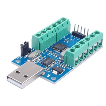 Вспомогательная 10-Канальная 12-разрядная плата сбора данных AD STM32 UART для связи USB с последовательным чипом CH340 USB-модуль ADC