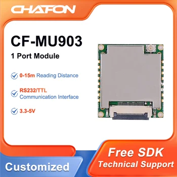 RFID-модуль Chafon CF-MU903 865-868 МГц с одним антенным портом по протоколу ISO18000-6C с разъемом IPEX для управления производственной линией