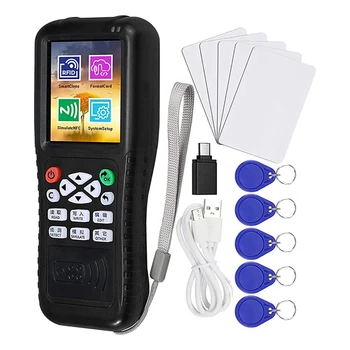 Программатор смарт-карт с несколькими частотами RFID, Дубликатор RFID-считывателя, Считыватель NFC, Декодер зашифрованных карт