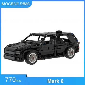 Строительные блоки MOC, модель Mark 6, сделай сам, собери кирпичи, Транспортные автомобили, развивающие, креативные детские игрушки, подарки для детей 770ШТ