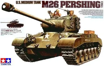 Tamiya 35254 Комплект военной модели в масштабе 1/35 США Средний танк M26 Pershing T26E3