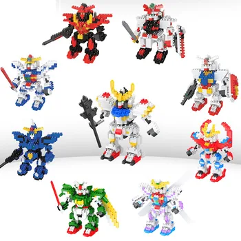 Строительные блоки Gaoda Mechanical Warrior, аниме GUNDAM Fighter, Игрушечные фигурки, блоки, Сборные игрушки, кирпичи, детские подарки на день рождения