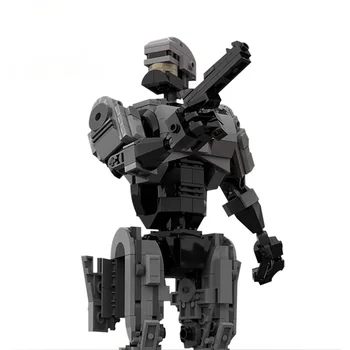 MOC Armed Высокотехнологичные строительные блоки, Будущий высокотехнологичный защитник, Военные кирпичи, игрушки для творчества 