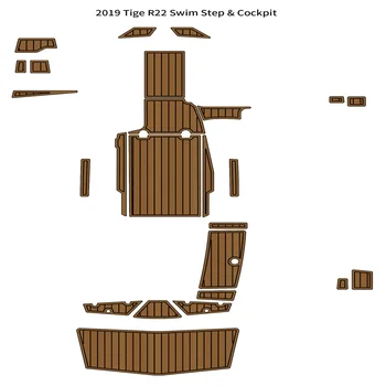 2019 Tige R22 Подножка для плавания, коврик для кокпита, Коврик для пола из вспененного EVA Тика