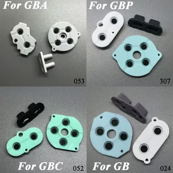 4 модели 1x Резиновые Токопроводящие кнопки A-B D-pad для Game Boy Classic GB GBO GBC GBP GBA SP Силиконовая клавиатура Start Select