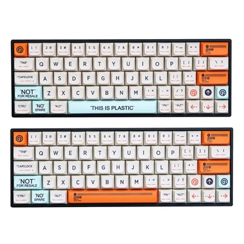 Колпачки для ключей механической клавиатуры Изготовленный на заказ Профиль XDA 150 клавиш PBT Dye Sub KeyCaps Совместимый с Cherry MX GK61 64 68 96 126 для Ke