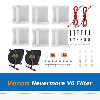Voron Nevermore V6 Очиститель Воздуха С Активированным углем, Набор Фильтров Для Voron V0/V2/2,4/R2/Запчасти для 3D-принтера Trident