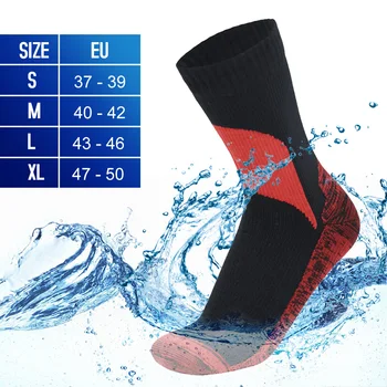 Водонепроницаемые носки Спортивные носки для фитнеса на открытом воздухе, дышащие, впитывающие влагу носки, Спортивные носки для велоспорта, пешего туризма, катания на лыжах, рыбалки