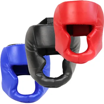Шлем для кикбоксинга для Мужчин И Женщин PU Каратэ Муай Тай Guantes De Boxeo Свободный бой ММА Санда Обучение Взрослых И Детей Снаряжение