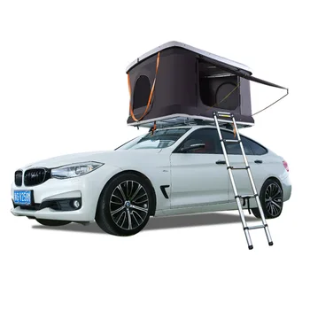 Палатка с жестким верхом из алюминиевого сплава для наружного непромокаемого кемпинга на крыше автомобиля
