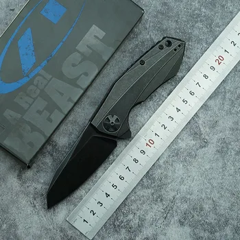 Новый ZT0456 Флиппер Складной D2 Лезвие Титановая Ручка Открытый Кемпинг Охота Выживание Кухонный Многофункциональный EDC Инструмент Нож