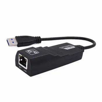 USB 3,0 Гигабитная локальная сеть USB 3,0 к RJ45 Gigabit Ethernet Адаптер 10/100/1000 Мбит/с Компьютер к Маршрутизатору Сетевой адаптер Быстрая доставка
