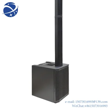 Yun Yi AC39 Мощностью 3200 Вт Деревянный Черный Профессиональное Аудио Наружное Звуковое Оборудование BT Усилители Активная Колонка Pa Динамик