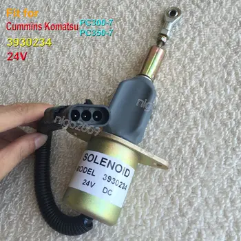 3930234 Электромагнитный клапан отключения подачи топлива 24 В для Cummins Komatsu PC300-7 PC350-7