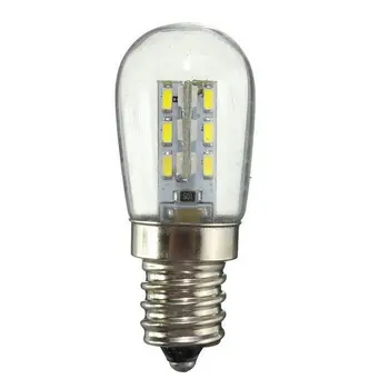 AC220/AC110V Светодиодная Лампа E12 E14 Smd 24 Led Стеклянный Абажур Высокой Яркости Чистый Теплый Белый Светильник Для Швейной Машины Холодильник