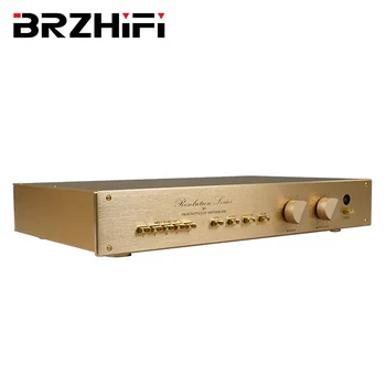 BRZHIFI Classic Gold Clone FM255 HiFi Аудио Предусилитель Высокой Мощности Стерео Предусилитель Домашняя Акустическая Аудиосистема