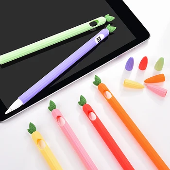 чехол для Apple Pencil 1 2, универсальный красочный чехол для iPad, защитный силиконовый чехол для Apple Pencil 2 1, рукав